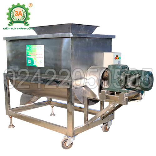 Máy trộn trục ngang inox 3A5,5Kw