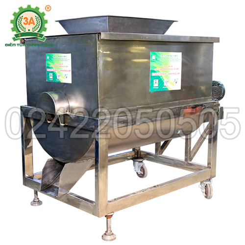 Máy trộn trục ngang inox 3A5,5Kw