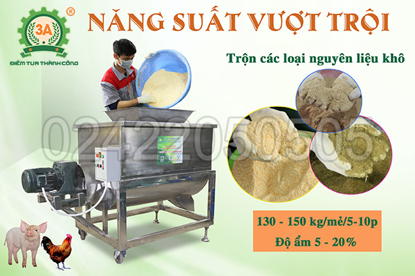 Máy trộn trục ngang inox 3A5,5Kw (11)