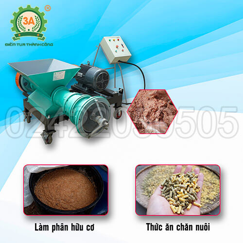 Máy xay cá công nghiệp 3A15kW