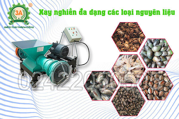 Máy xay cá công nghiệp 3A15kW (07)