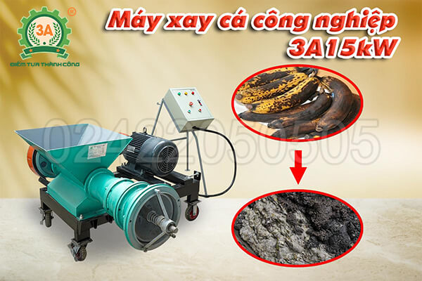 Máy xay cá công nghiệp 3A15kW (10)