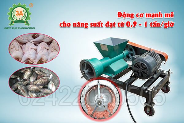 Máy xay gà, cá công suất lớn 3A11kW (08)