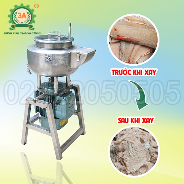 Máy xay giò chả gia đình inox 3A3Kw