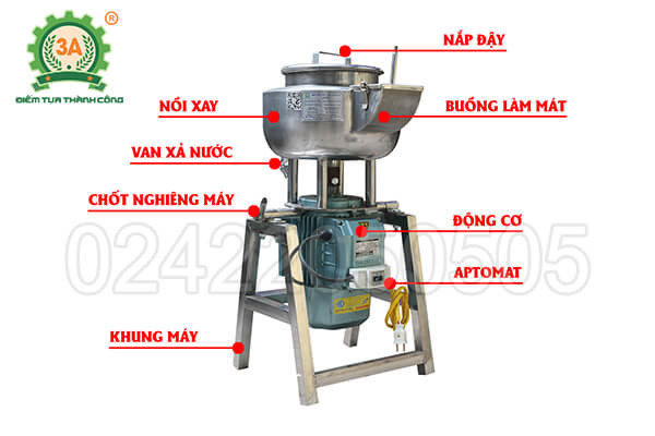 Máy xay giò chả gia đình inox 3A3Kw (12)