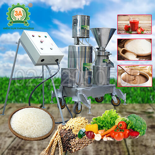 Máy xay thịt làm giò công nghiệp 3A11KW (siêu mịn)