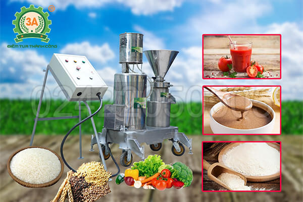 Máy xay thịt làm giò công nghiệp 3A11KW siêu mịn (09)