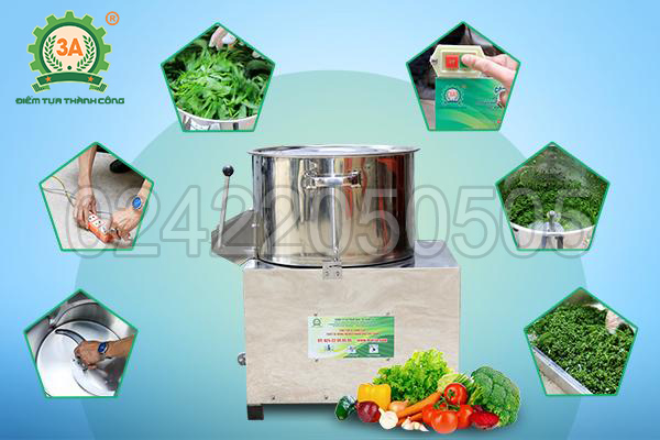 Máy xay tỏi ớt, rau củ 3A1,1Kw (08)