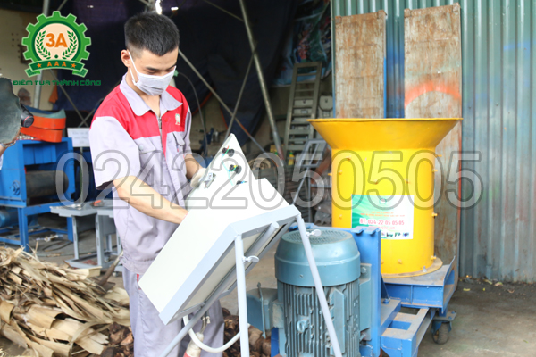 Tủ điện đi kèm máy xay xơ dừa, rơm rạ 3A15Kw