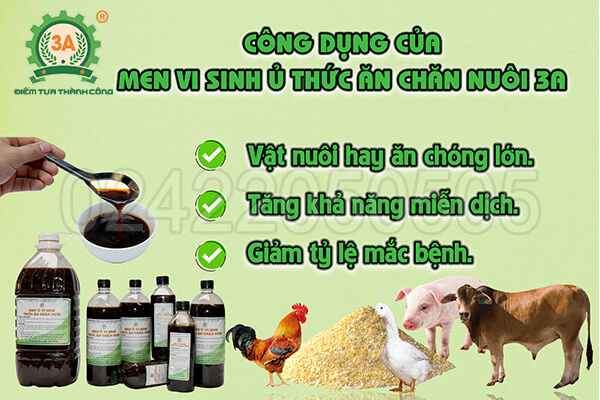 Men vi sinh ủ thức ăn chăn nuôi 3A (07)