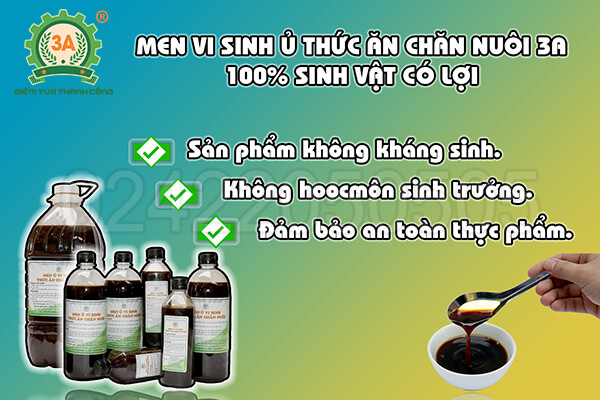 Men vi sinh ủ thức ăn chăn nuôi 3A (08)