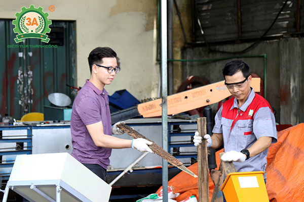 Máy băm gỗ 3A giúp các cơ sở chế biến gỗ tăng thu nhập hiệu quả từ gỗ thải