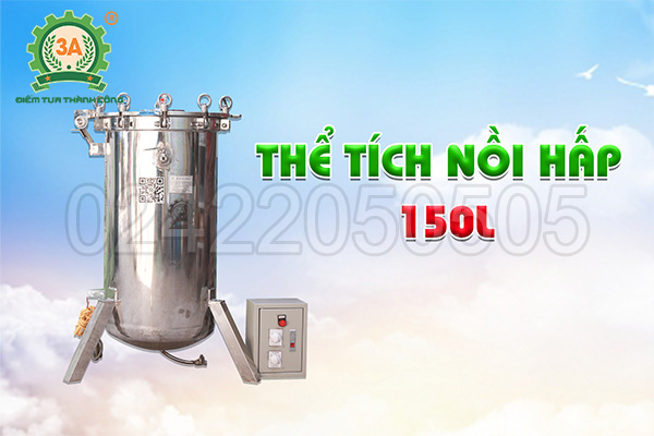 bộ nồi hấp tiệt trùng trồng nấm đông trùng hạ thảo 3A 