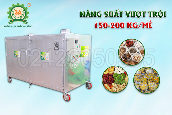 Tủ sấy đế đông trùng hạ thảo 3A 14 khay