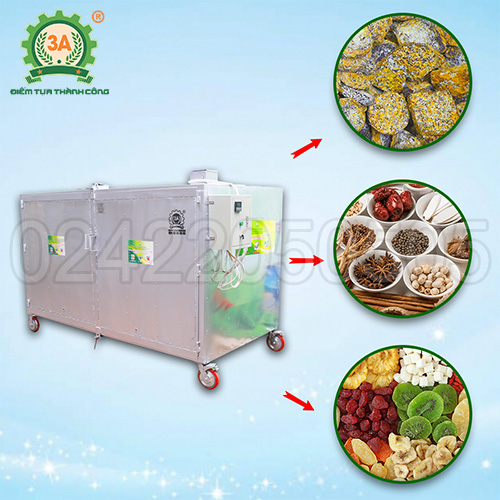 Tủ sấy đế đông trùng hạ thảo 3A 14 khay