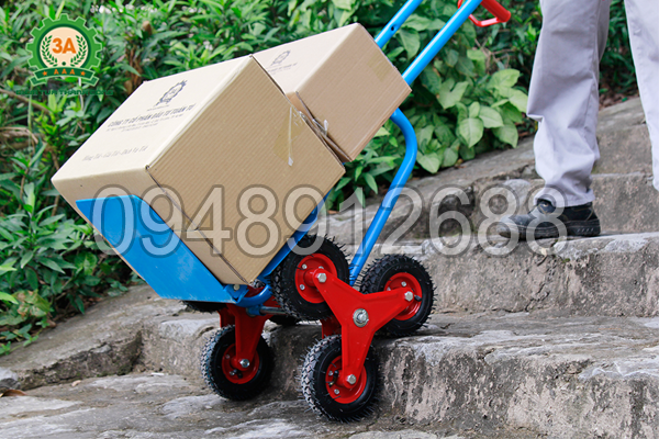 Xe đẩy hàng, leo cầu thang 3A chuyên chở được nhiều loại mặt hàng
