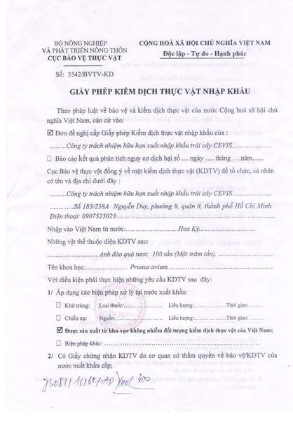 Xin giấy kiểm dịch thực vật (05)