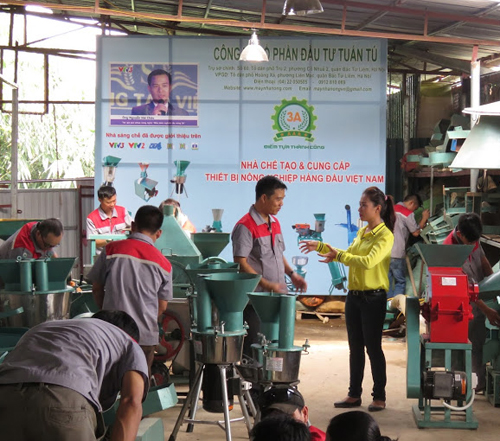 Xưởng chế tạo máy của công ty Tuấn Tú