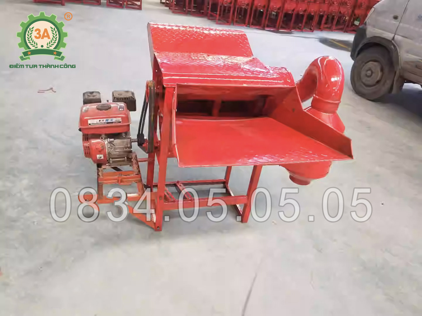 máy tuốt lúa gia đình