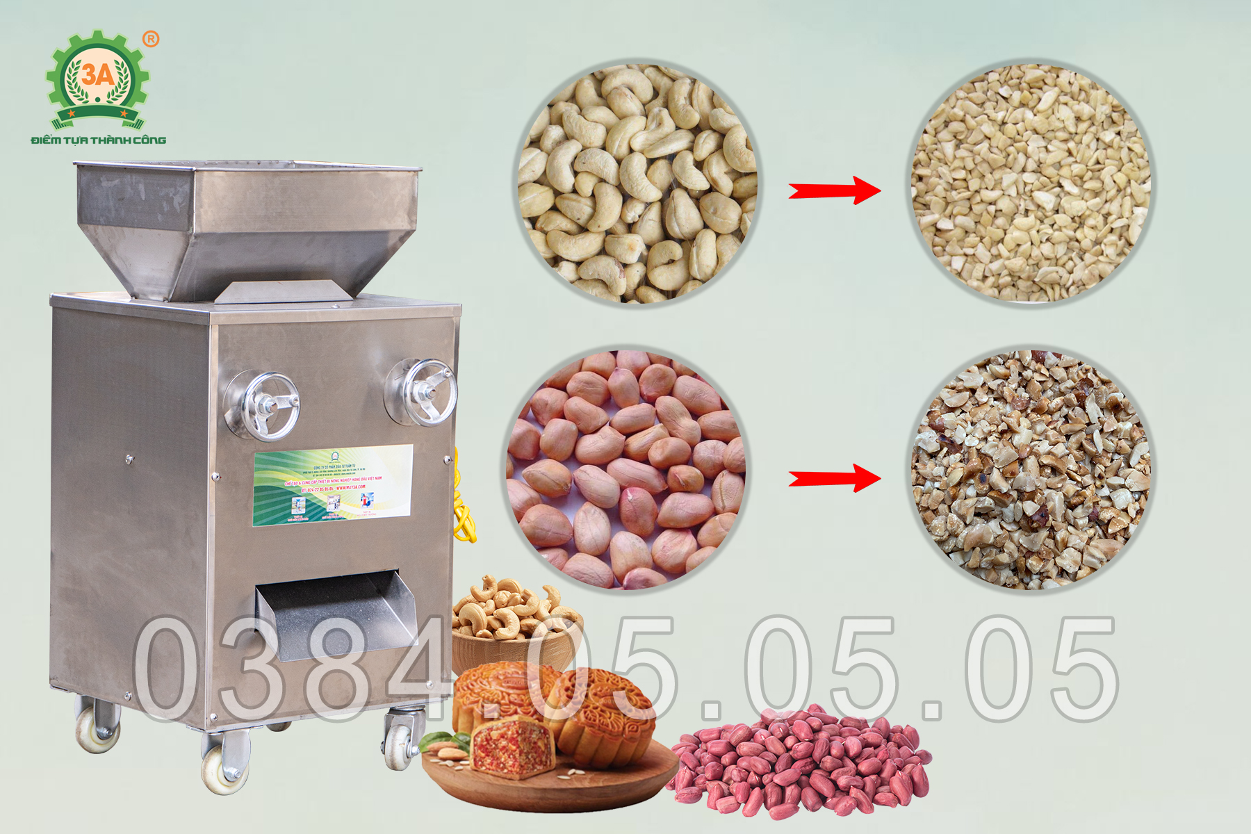 Máy nghiền hạt có dầu 3A