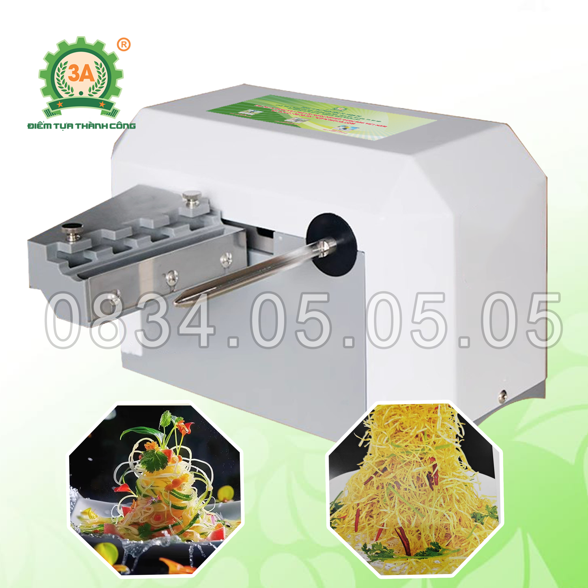 máy thái rau củ sợi dài