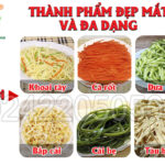 Máy thái rau củ công nghiệp – trợ thủ đắc lực cho bếp ăn suất lớn