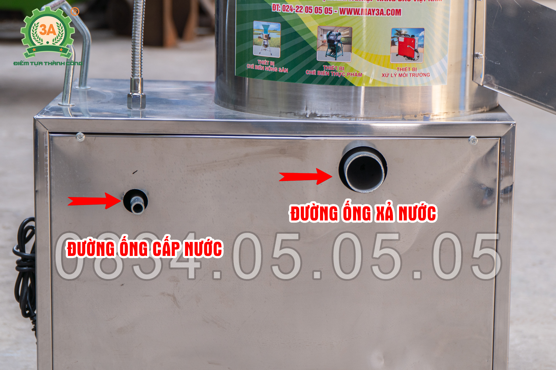 máy chà vỏ khoai tây