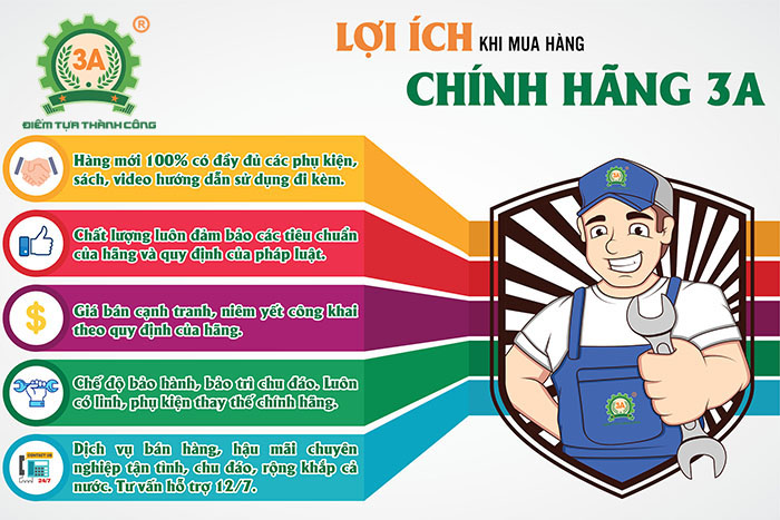 Lợi ích khi sử dụng máy 3A