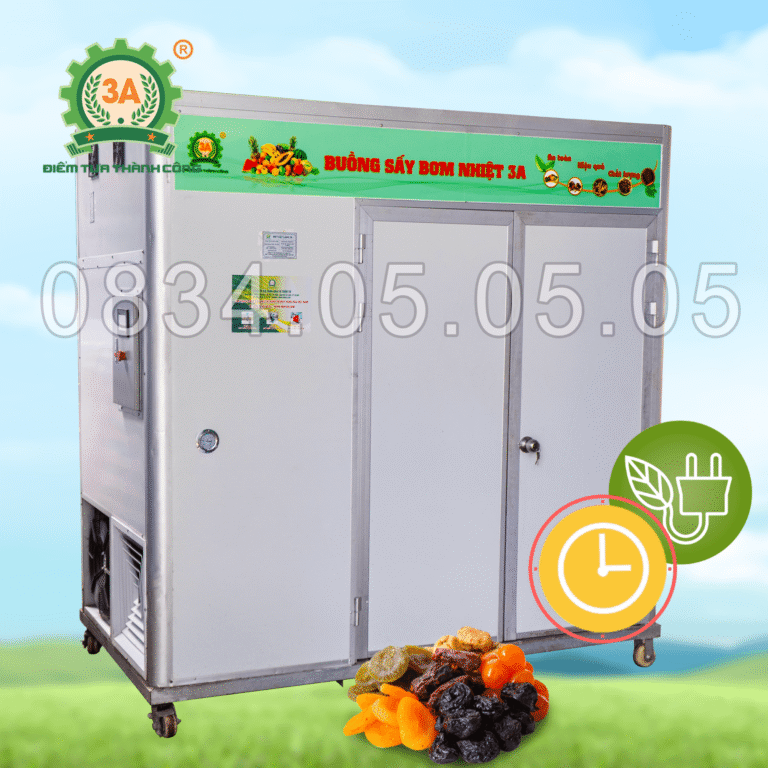 Máy Sấy Bơm Nhiệt – Công Nghệ Tiết Kiệm Điện 50%