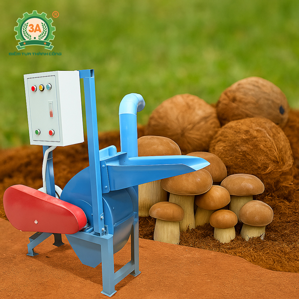 máy nghiền xơ dừa