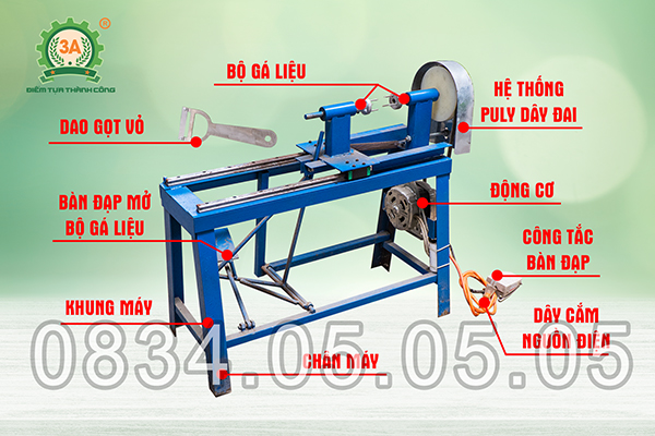 máy gọt vỏ khoai