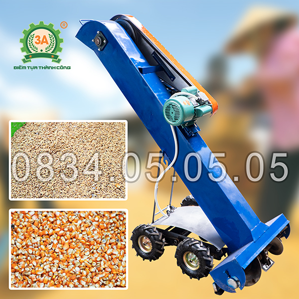 Máy Hút Hạt Nguyên Liệu Tự Hành 3A 3kW – Điều Khiển Từ Xa