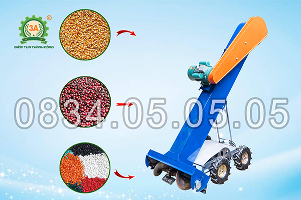 máy hút hạt nguyên liệu tự hành