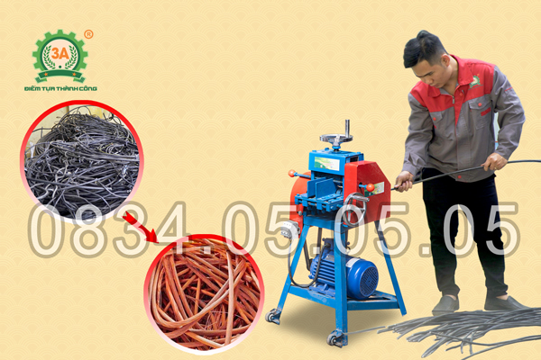 may-tuot-day-dien-phe-lieu-3a-3kw Máy cắt vỏ dây cáp điện
