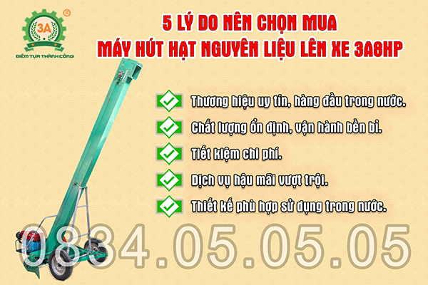 máy hút hạt nguyên liệu