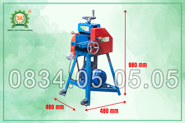 may-tuot-day-dien-phe-lieu-3a-3kw máy tuốt dây điện 3A 3kW