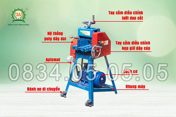 máy tuốt dây điện 3A 3kW