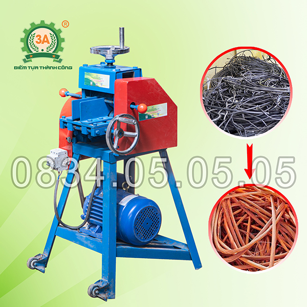 Máy tuốt dây điện phế liệu, cáp điện
