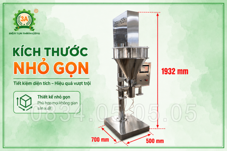 Kích thước nhỏ gọn