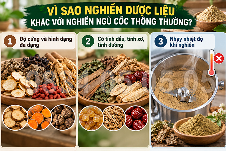 máy nghiền dược liệu 3A