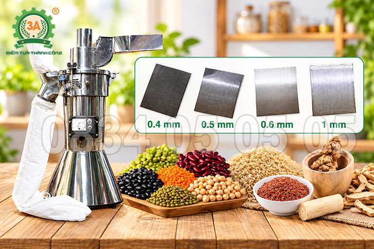 máy nghiền dược liệu