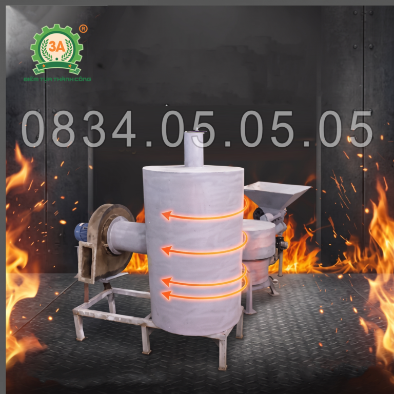 Lò Đốt Viên Nén Mùn Cưa 3A