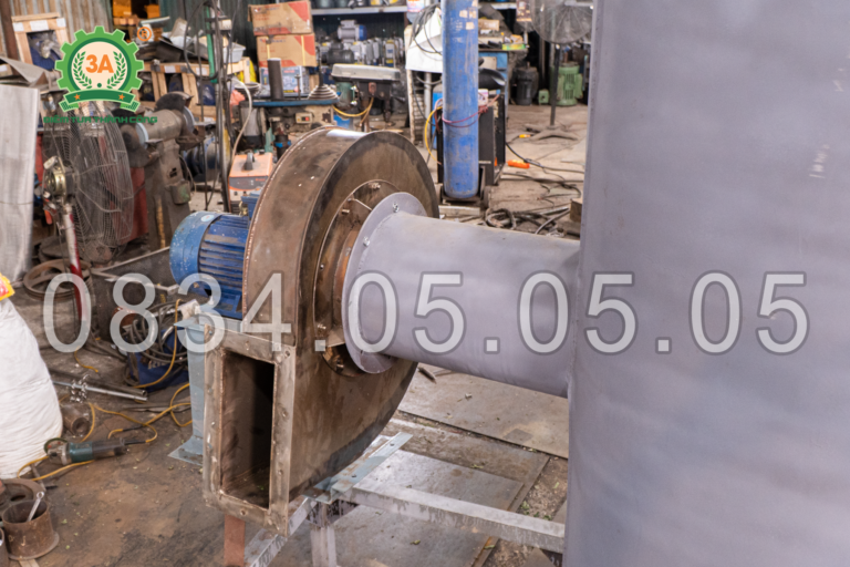 Quạt hút khí nóng lò đốt viên nén 3A